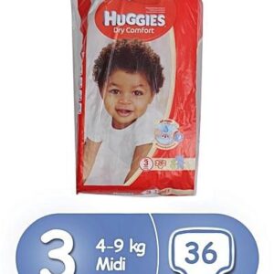 HUGGIES DRY COMFORT MIDIBY36