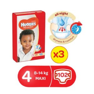 HUGGIES DRY COMFORT 4MAX