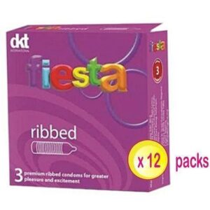 FIESTA RIBBED CONDOM