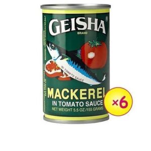 Geisha Mackerel In Tomato Sauce 155g