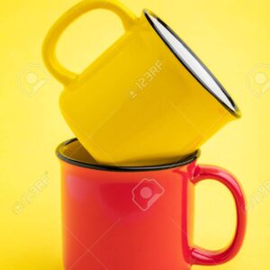 Big Red and Yellow Cup