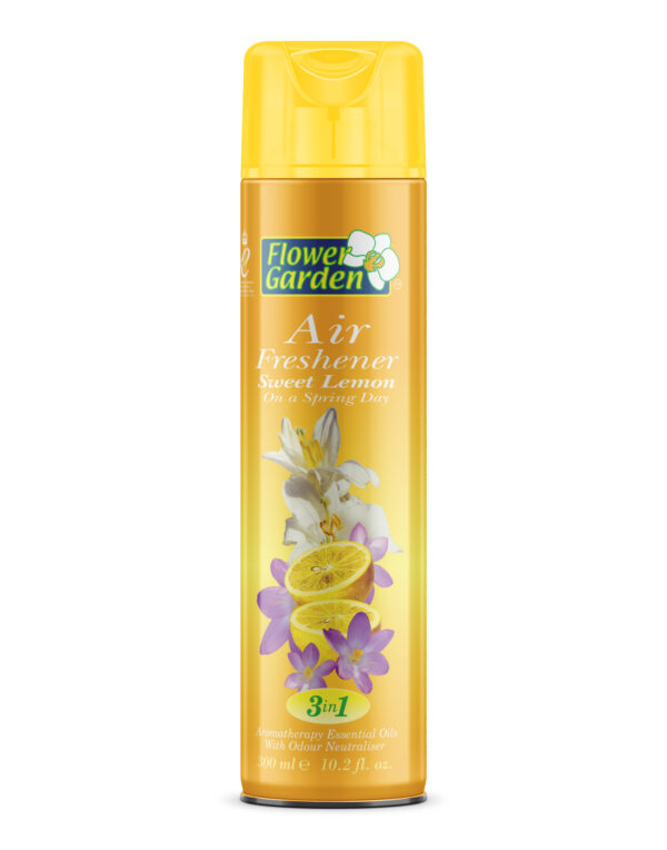 FLOWER GARDEN AIR FRESHENER SWEET LEMON