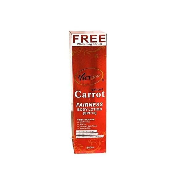 Veetgold Carrot Fairness Body Lotion SPF 15