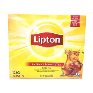 Lipton America's Favourite Tea - 104 Tea Bags.