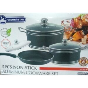 Master Chef Non Stick Pots - 5Pcs