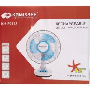 Kamisafe Rechargeable table fan 12" FO112