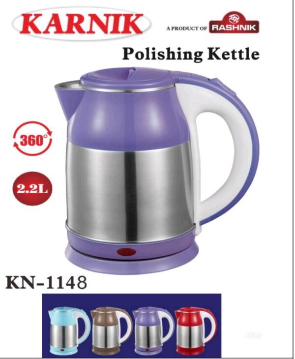 Karnik 2.2L Stainless Electric Kettle KN-1148