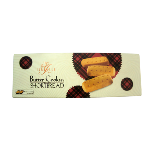 ISABELLE MILK CHOCOLATE SHORT BREAD 150g