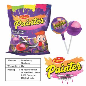 PAINTER GUM FILLED LOLLIPOP