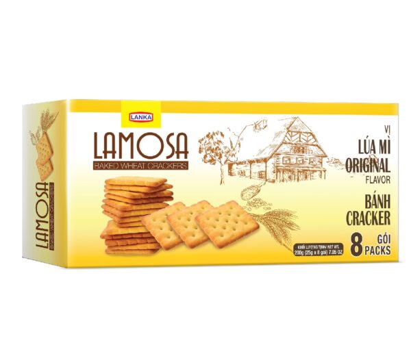 LANKA LAMOSA BAKED WHEAT CRACKERS 25g